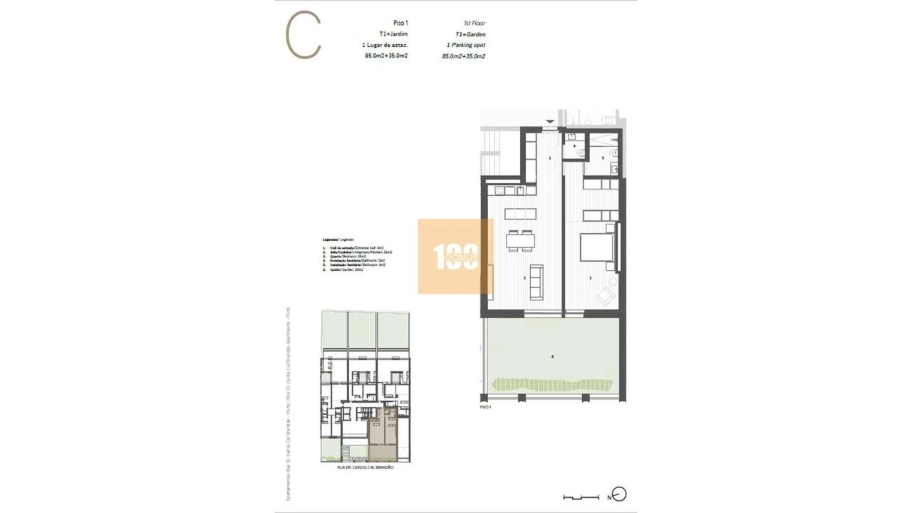 Apartamento T1 para Venda em Cedofeita, Santo Ildefonso, Sé, Miragaia, São Nicolau e Vitória Foto 32