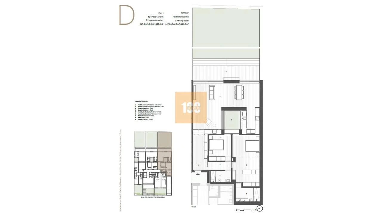 Apartamento T2 para Venda em Cedofeita, Santo Ildefonso, Sé, Miragaia, São Nicolau e Vitória Foto 32