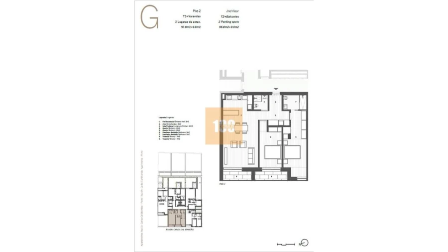 Apartamento T2 para Venda em Cedofeita, Santo Ildefonso, Sé, Miragaia, São Nicolau e Vitória Foto 32