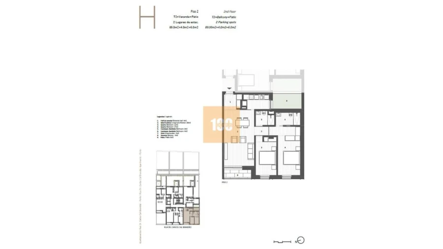 Apartamento T2 para Venda em Cedofeita, Santo Ildefonso, Sé, Miragaia, São Nicolau e Vitória Foto 32