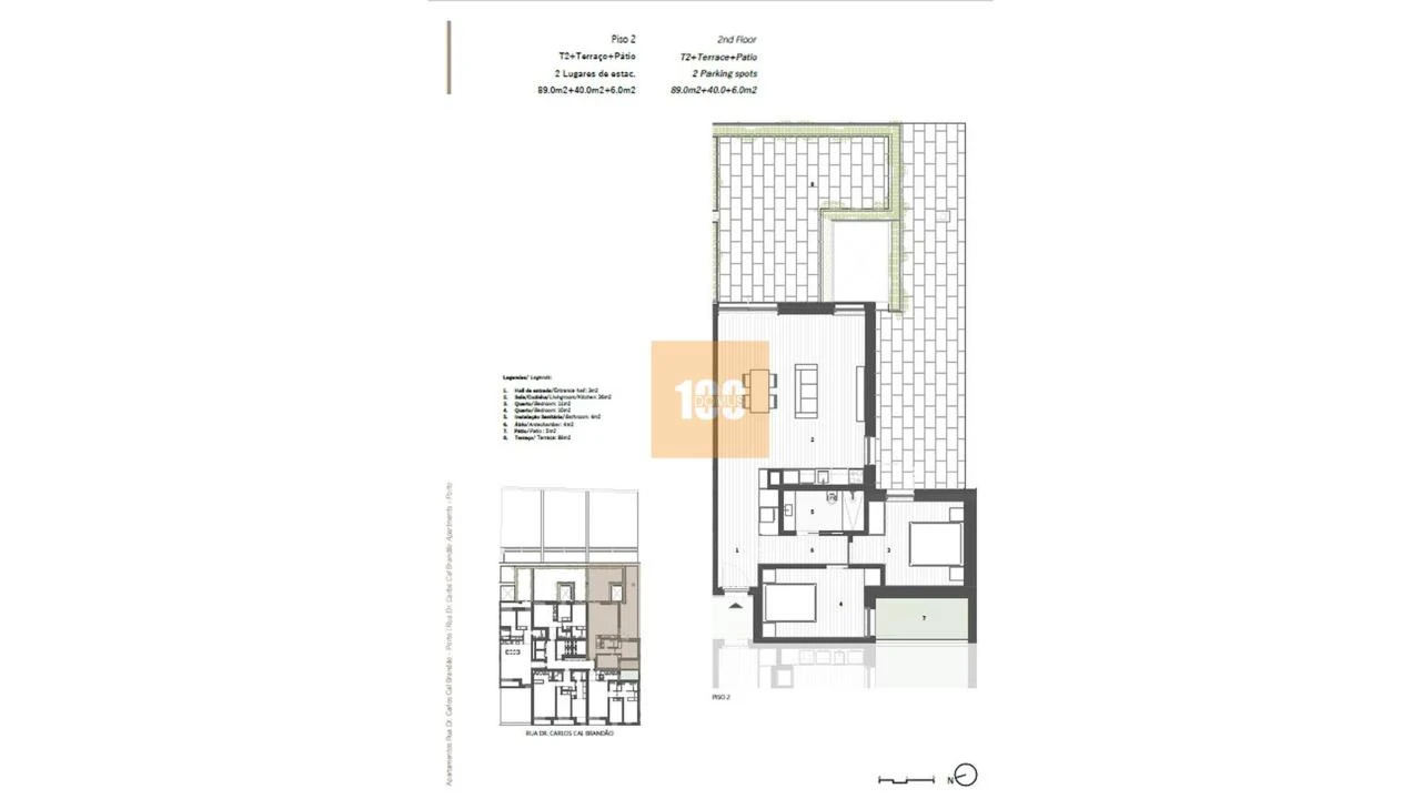 Apartamento T2 para Venda em Cedofeita, Santo Ildefonso, Sé, Miragaia, São Nicolau e Vitória Foto 32