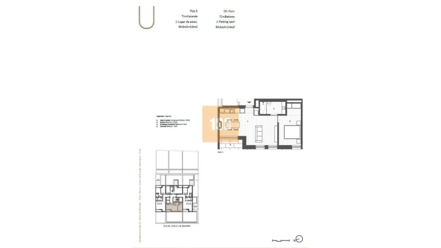 Apartamento T2 para Venda em Cedofeita, Santo Ildefonso, Sé, Miragaia, São Nicolau e Vitória Foto 32