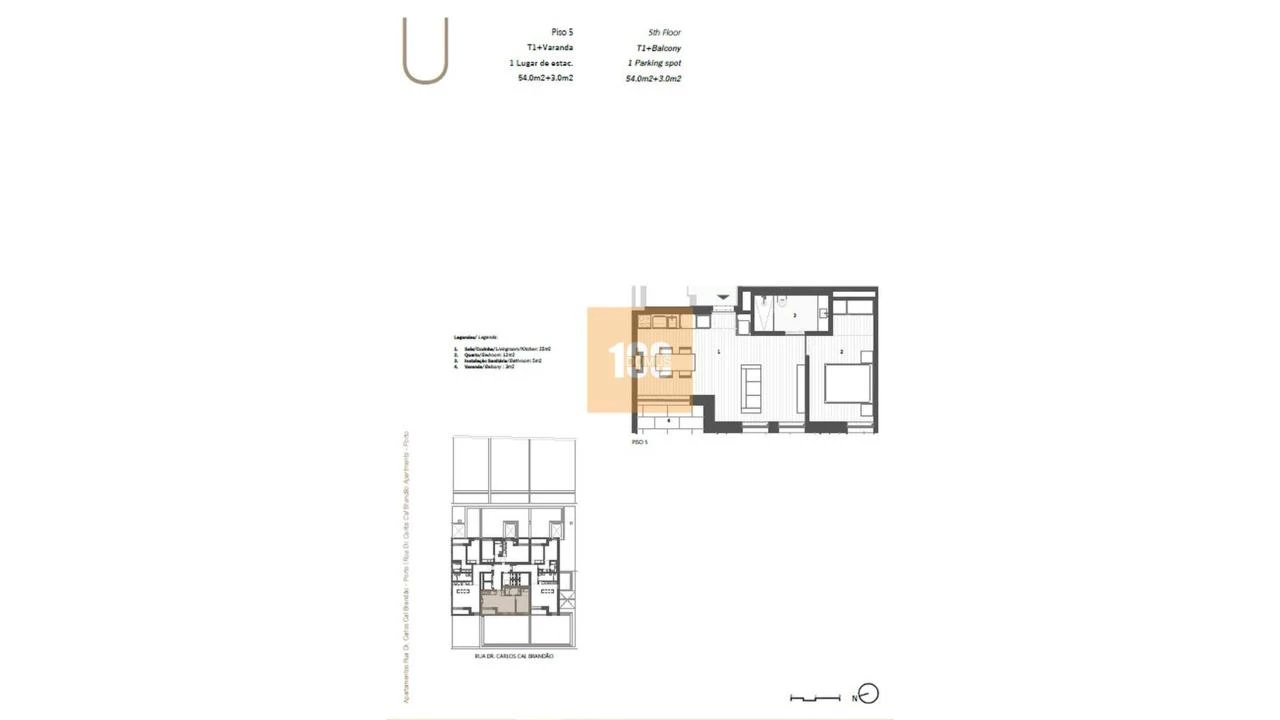 Apartamento T2 para Venda em Cedofeita, Santo Ildefonso, Sé, Miragaia, São Nicolau e Vitória Foto 32