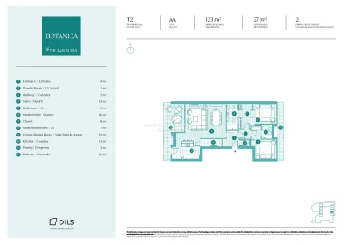 Apartamento T2 para Venda em Quarteira