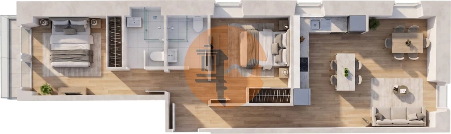 Apartamento T2 para Venda em Vila Real de Santo Antonio