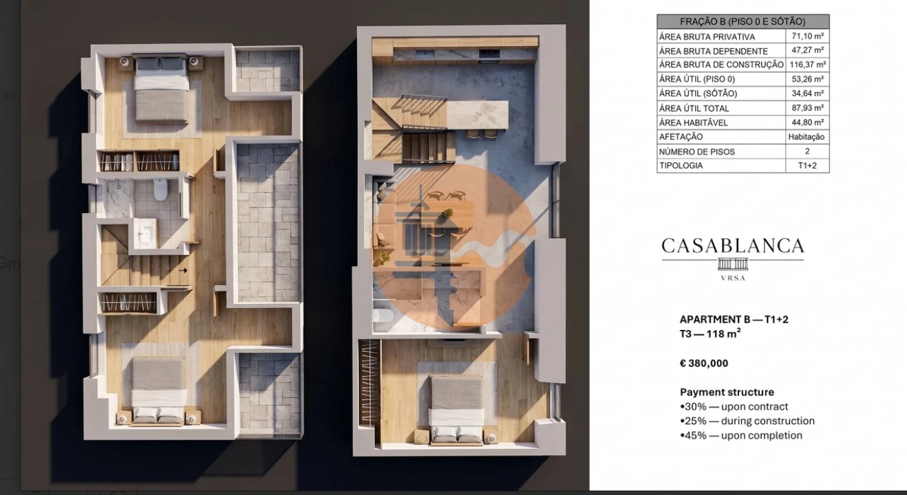 Apartamento T1 para Venda em Vila Real de Santo Antonio Foto 16