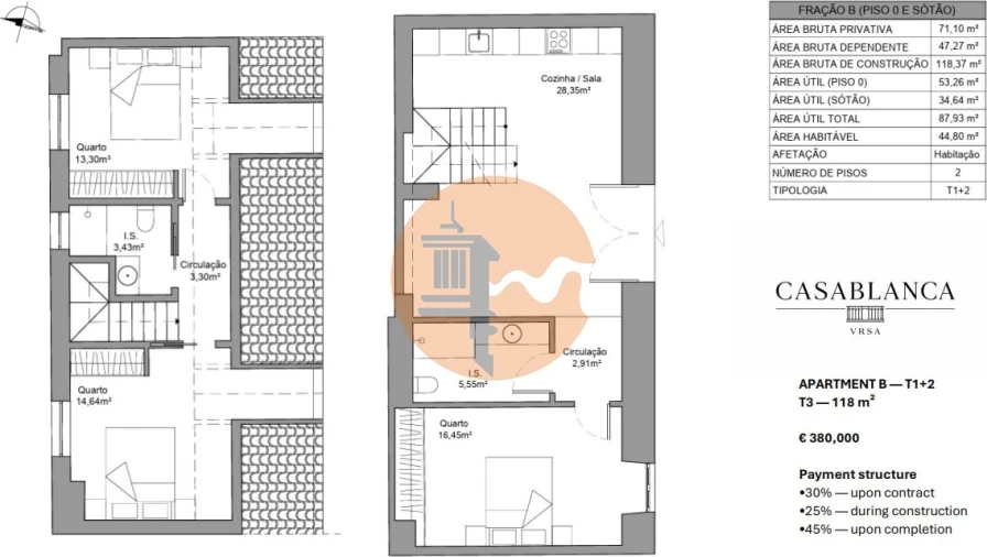 Apartamento T1 para Venda em Vila Real de Santo Antonio Foto 15