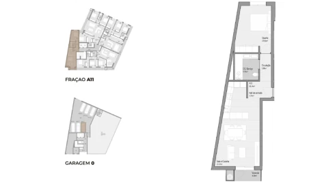 Apartamento T1 para Venda em Bougado (São Martinho e Santiago)