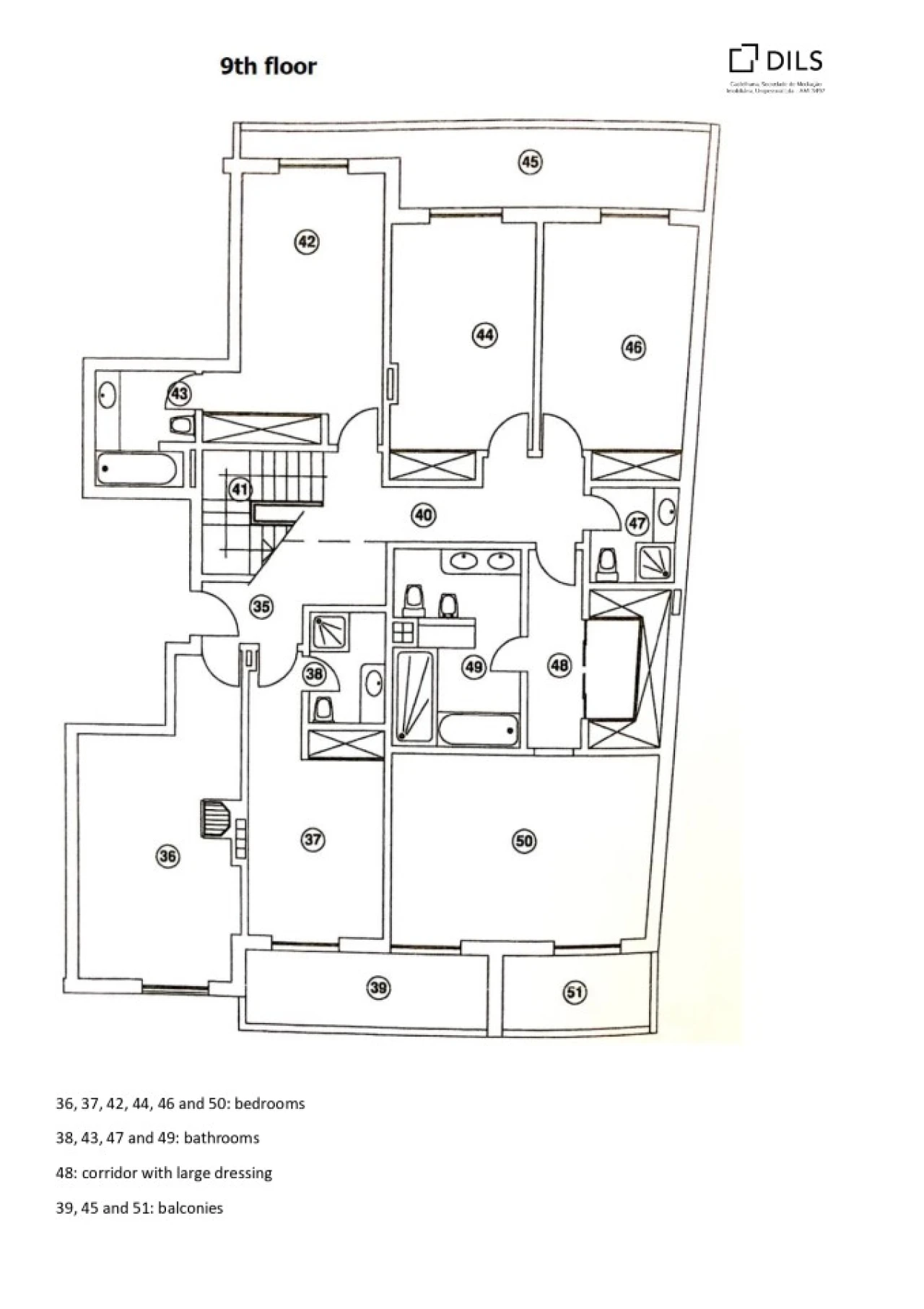 Apartamento T7 para Venda em Faro (Sé e São Pedro) Planta 2