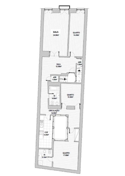 Apartamento T3 para Venda em Misericórdia