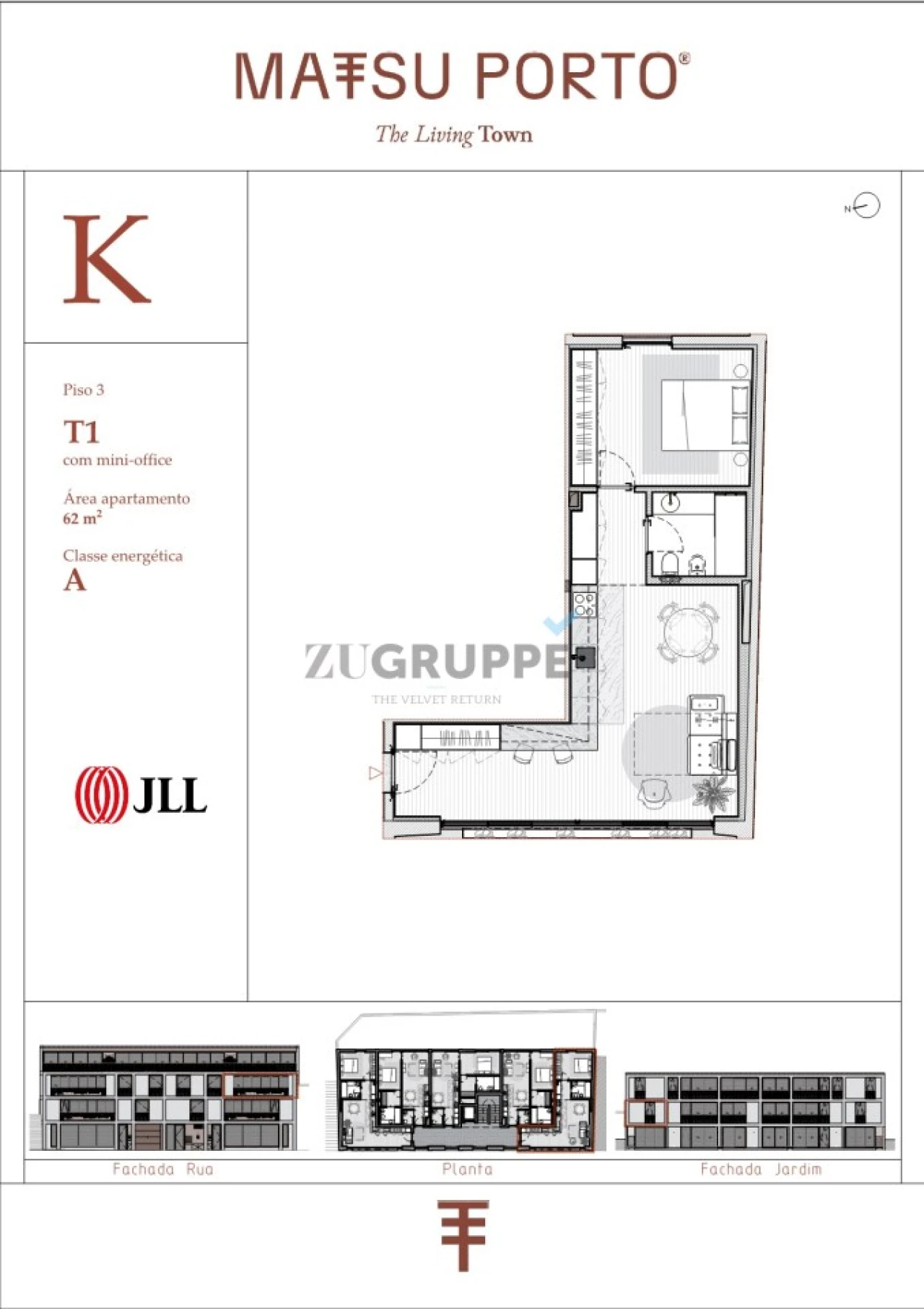 Apartamento T1 para Venda em Cedofeita, Santo Ildefonso, Sé, Miragaia, São Nicolau e Vitória Foto 11
