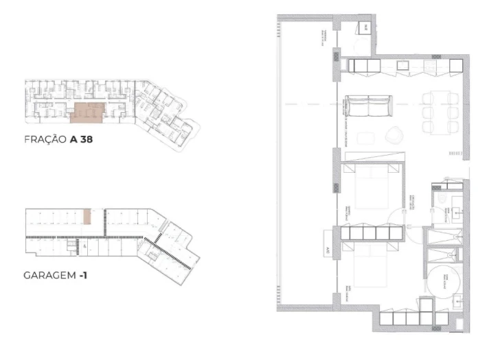 Apartamento T2 para Venda em Oliveira do Douro Planta 1