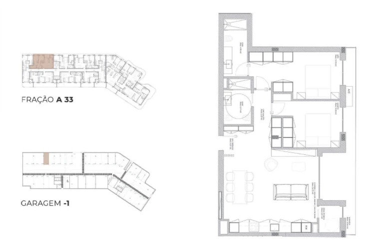 Apartamento T2 para Venda em Oliveira do Douro Planta 1