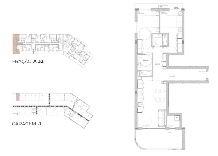 Apartamento T2 para Venda em Oliveira do Douro Planta 1