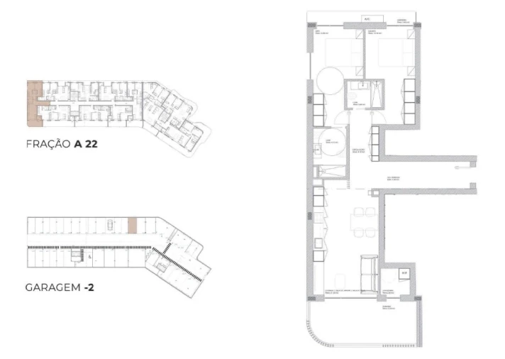 Apartamento T2 para Venda em Oliveira do Douro Planta 1