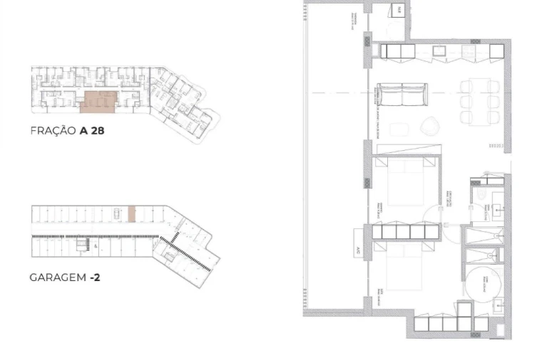 Apartamento T2 para Venda em Oliveira do Douro Planta 1