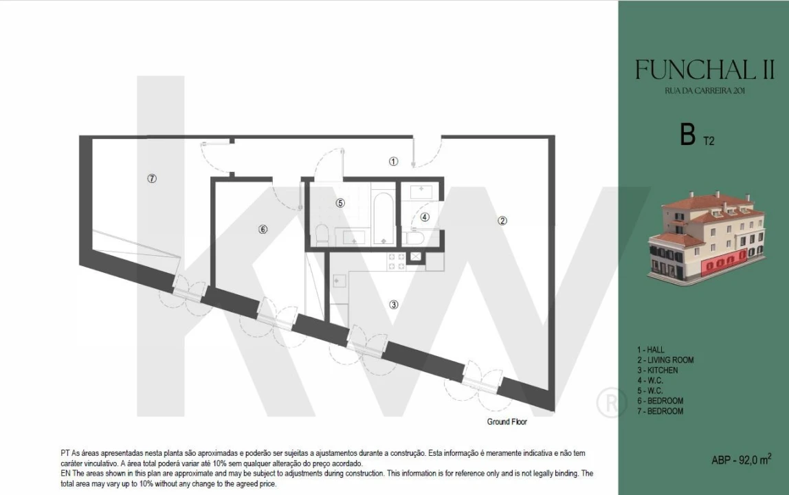 Apartamento T2 para Venda em Funchal (São Pedro) Foto 2