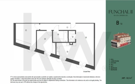 Apartamento T2 para Venda em Funchal (São Pedro)