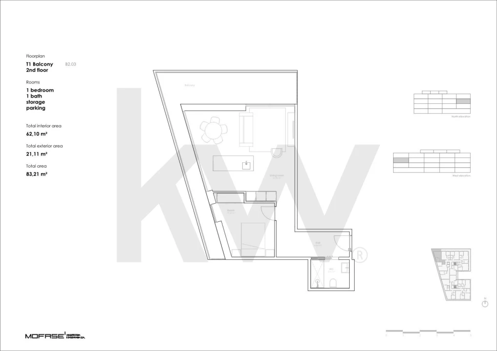 Apartamento T1 para Venda em Paranhos Foto 21
