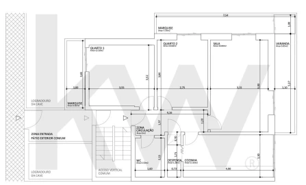 Apartamento T2 para Venda em Carcavelos e Parede