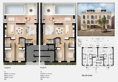 Apartamento T2 para Venda em Olhão