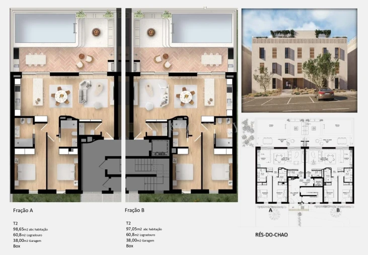 Apartamento T2 para Venda em Olhão Planta 1