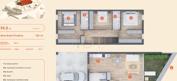 Apartamento T3 para Venda em Lordelo do Ouro e Massarelos