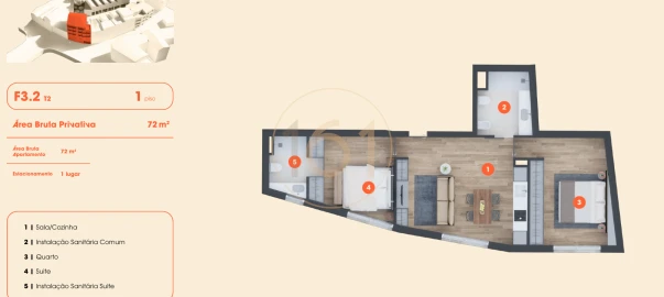 Apartamento T2 para Venda em Lordelo do Ouro e Massarelos