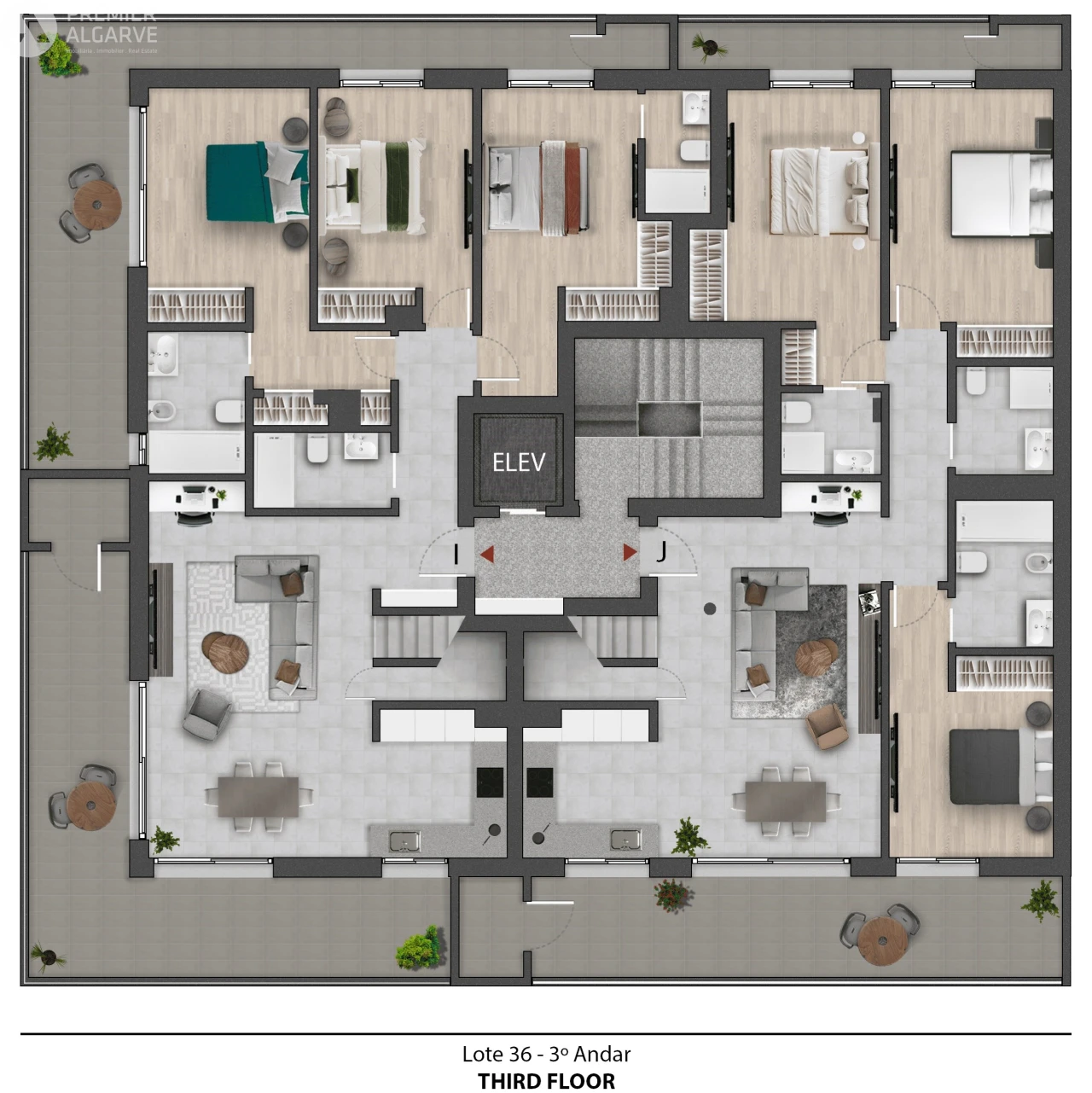 Apartamento T3 para Venda em Montenegro Foto 16