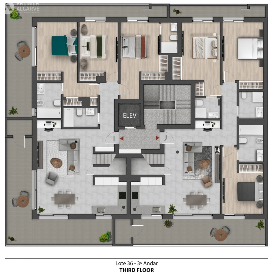 Apartamento T3 para Venda em Montenegro Foto 16