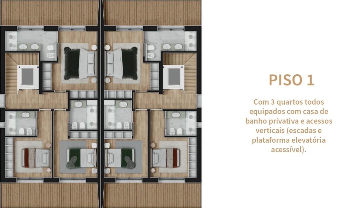 Moradia T3 para Venda em Marinha Grande Planta 3
