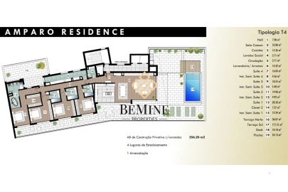 Apartamento T4 para Venda em São Martinho