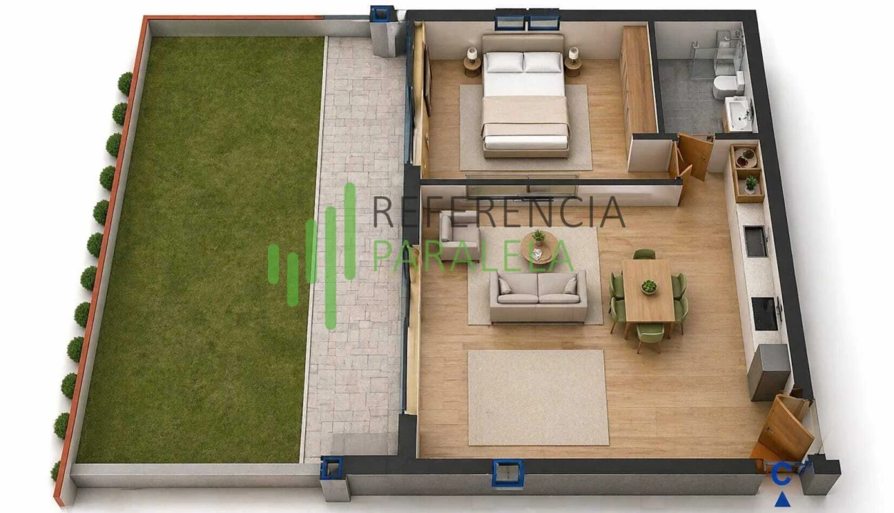 Apartamento T1 para Venda em Palmeira de Faro e Curvos Foto 7