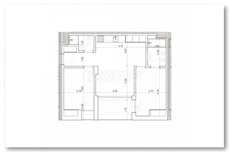 Apartamento T2 para Venda em Conceição e Cabanas de Tavira Planta 2