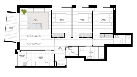 Apartamento T3 para Venda em Matosinhos e Leça da Palmeira
