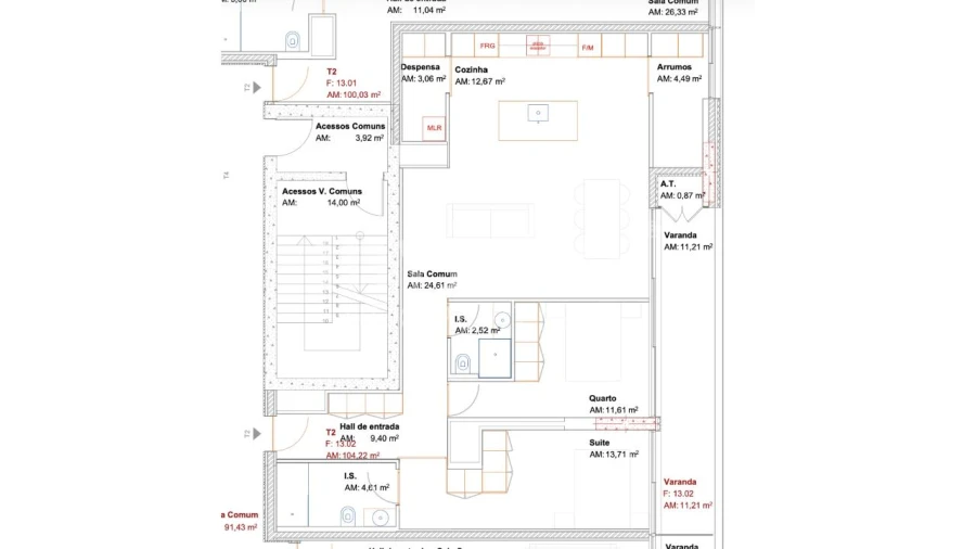 Apartamento T2 para Venda em Ramalde Foto 26