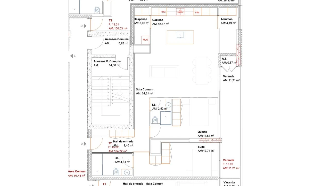 Apartamento T2 para Venda em Ramalde Foto 26