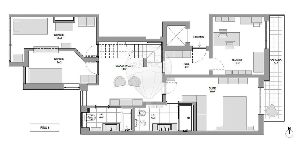 Apartamento T3 para Venda em Alvalade Foto 38