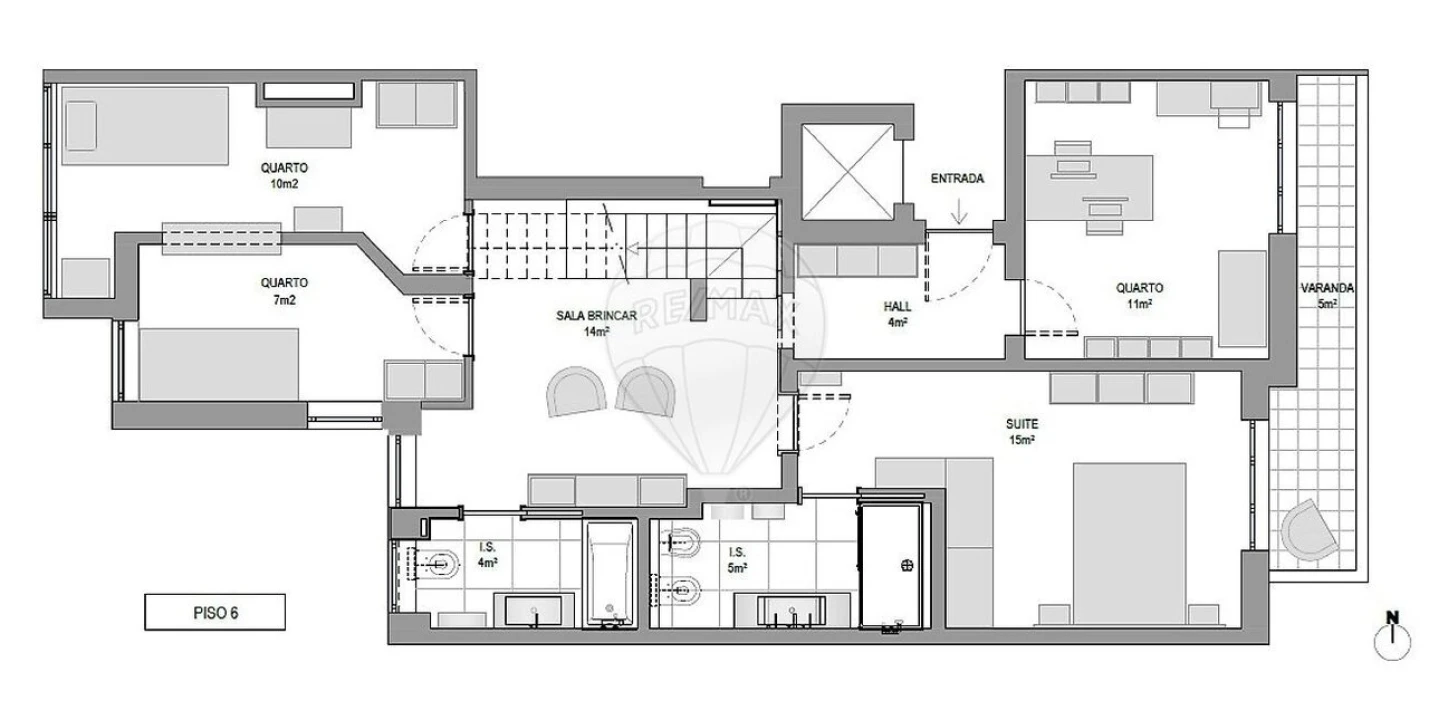Apartamento T3 para Venda em Alvalade Foto 38