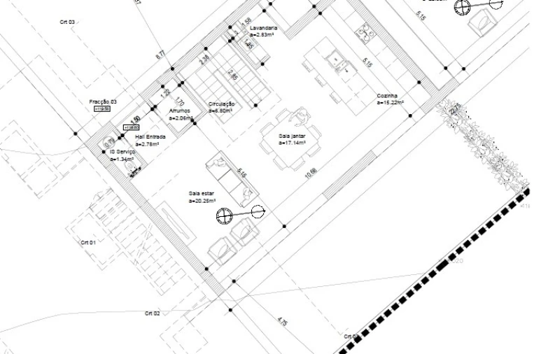 Moradia T3 para Venda em Santo Tirso, Couto (Santa Cristina e São Miguel) e Burgães Planta 1