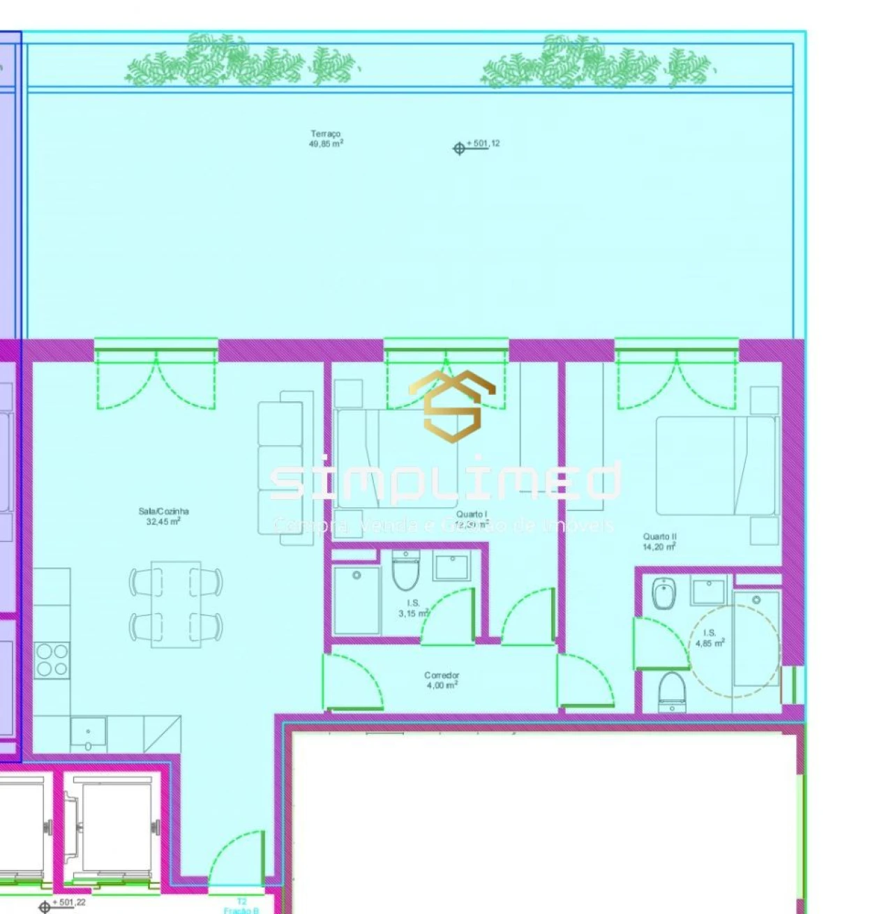 Apartamento T2 para Venda em Covilhã e Canhoso Foto 36