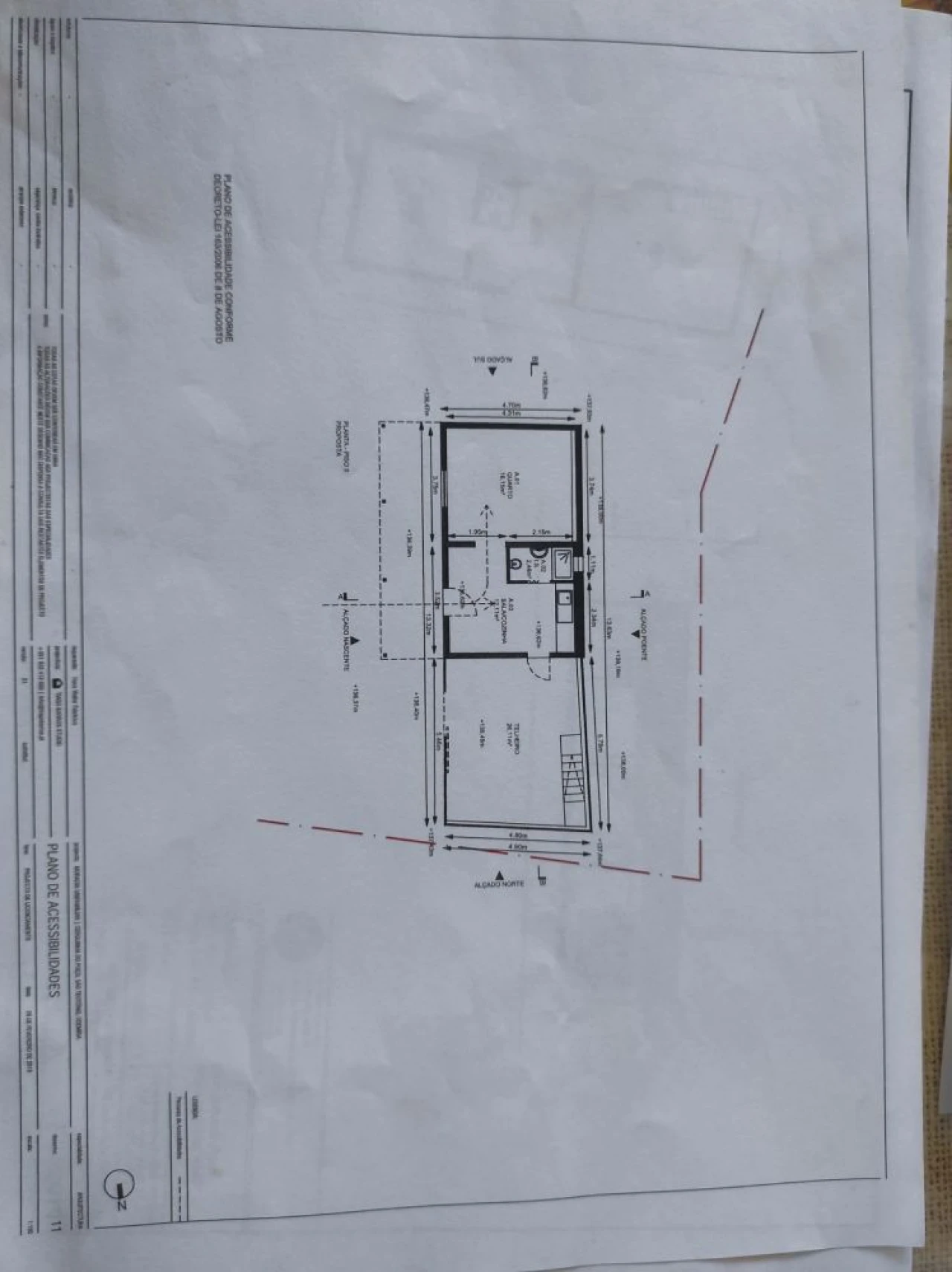 Quinta T1 para Venda em São Teotónio Planta 2