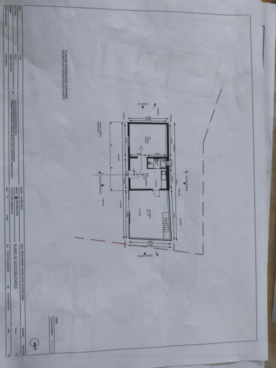 Quinta T1 para Venda em São Teotónio Planta 2