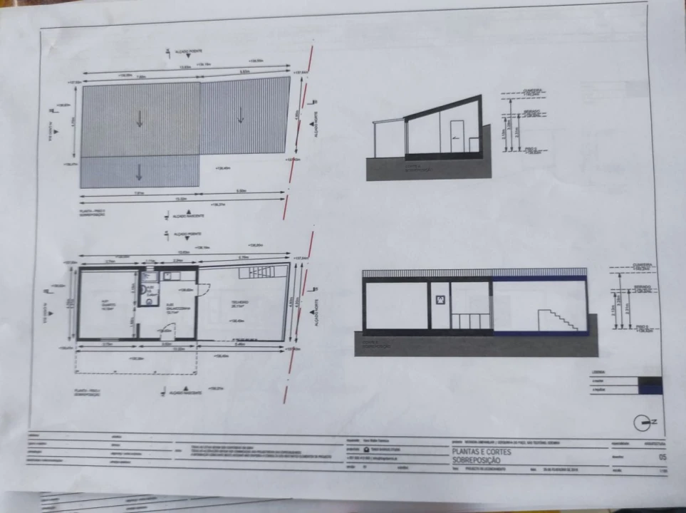 Quinta T1 para Venda em São Teotónio Planta 4