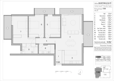 Apartamento T3 para Venda em São Martinho