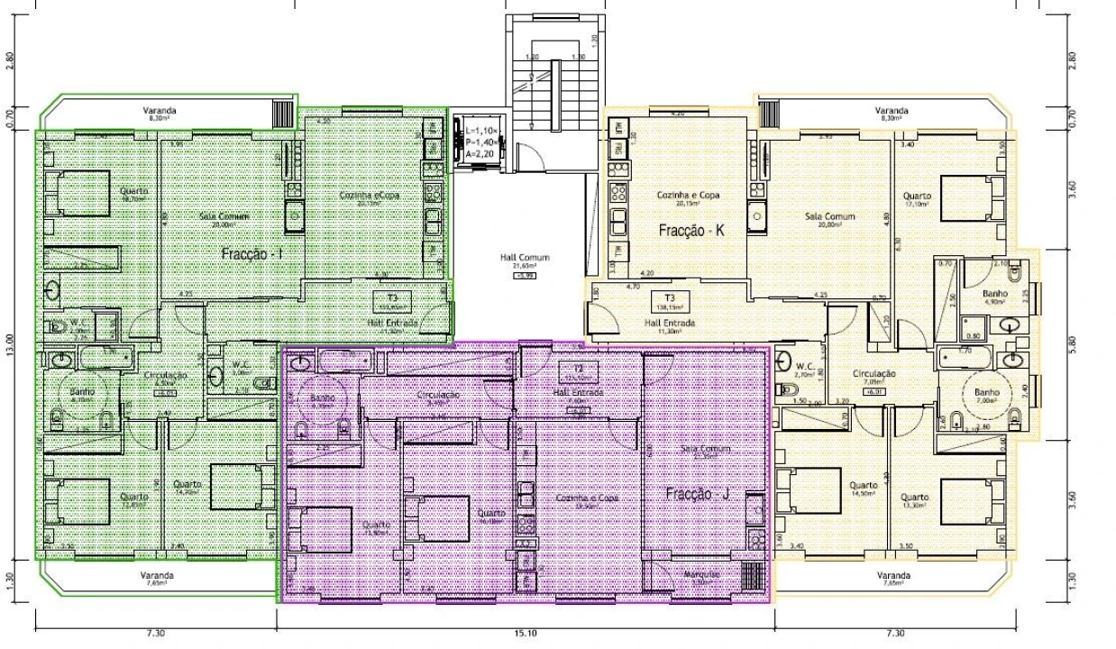 Apartamento T3 para Venda em O. Azeméis, Riba-Ul, Ul, Macinhata Seixa, Madail Planta 2