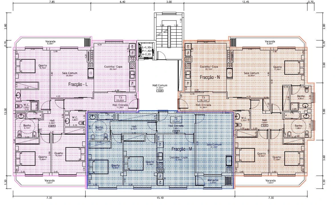 Apartamento T3 para Venda em O. Azeméis, Riba-Ul, Ul, Macinhata Seixa, Madail Planta 3