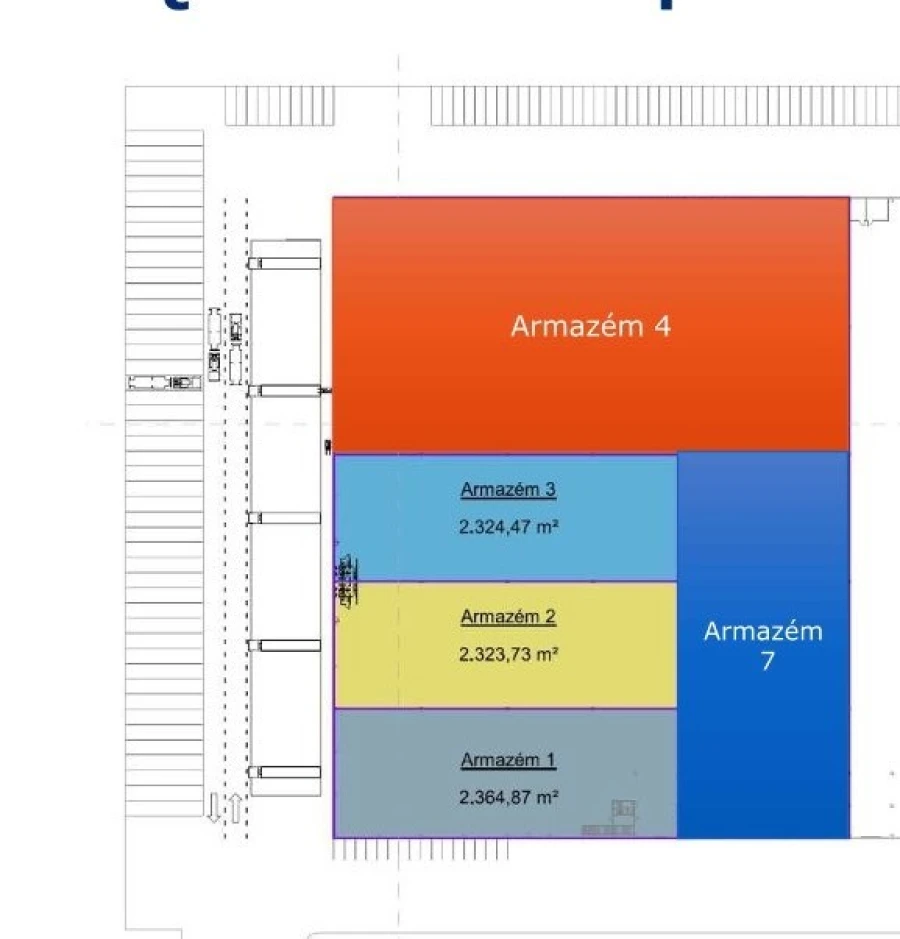 Armazém para Arrendamento em Quinta do Anjo Planta 1