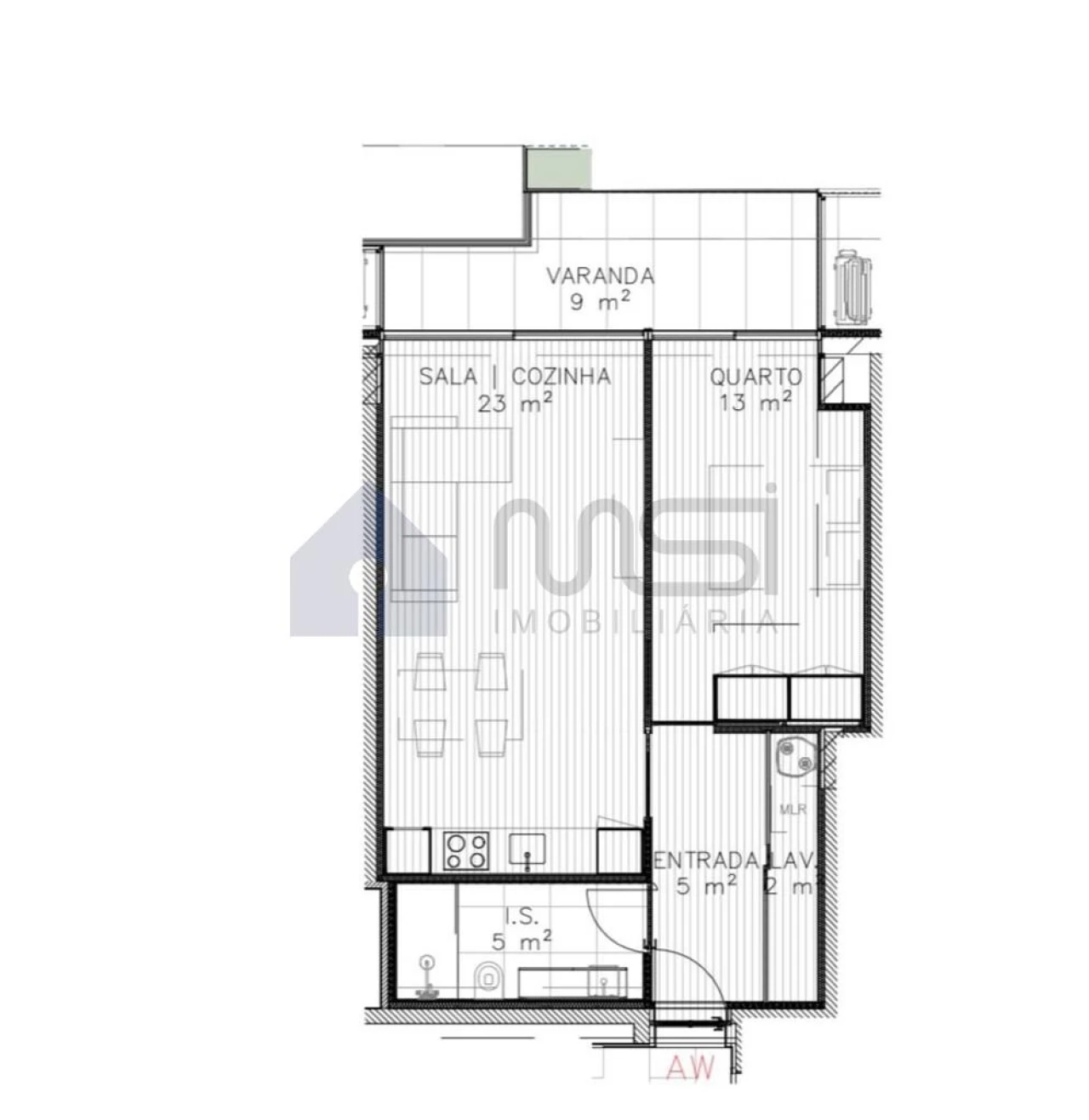 Apartamento T1 para Venda em Mafamude e Vilar do Paraíso Foto 24