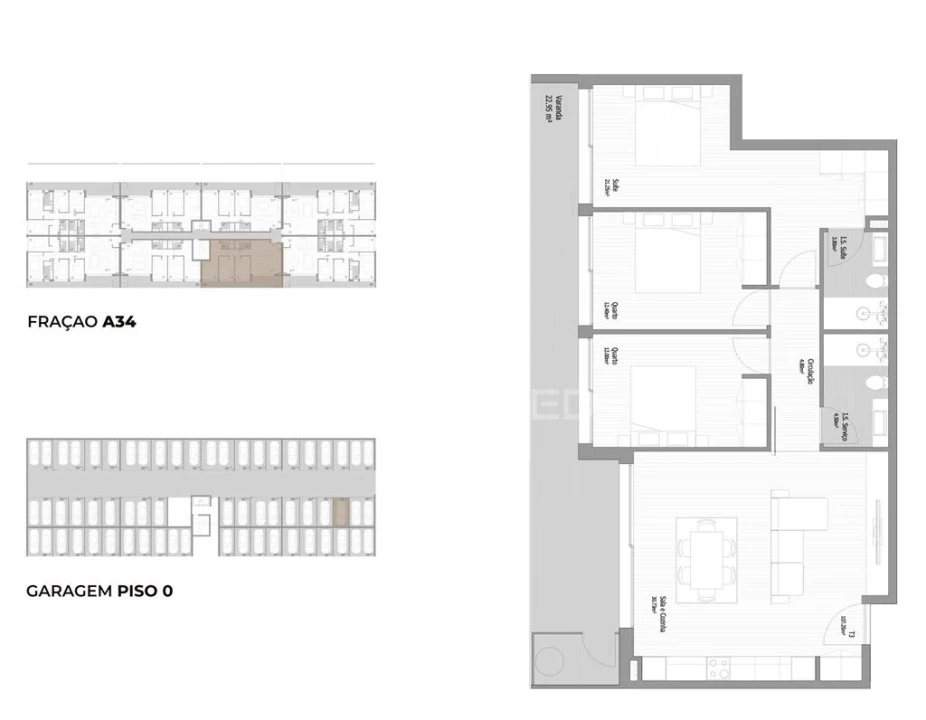 Apartamento T3 para Venda em Fânzeres e São Pedro da Cova Foto 15